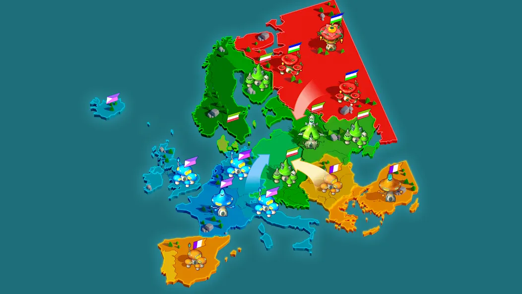 Mushroom Wars 2: RTS Strategy (Мушрум Варс 2) [МОД Все открыто] Screenshot 1