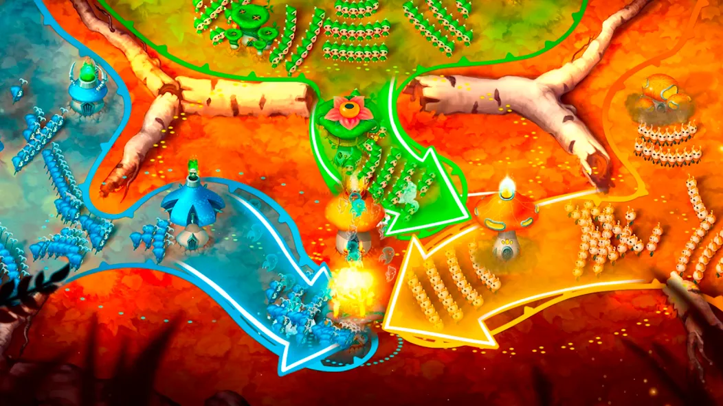 Mushroom Wars 2: RTS Strategy (Мушрум Варс 2) [МОД Все открыто] Screenshot 5
