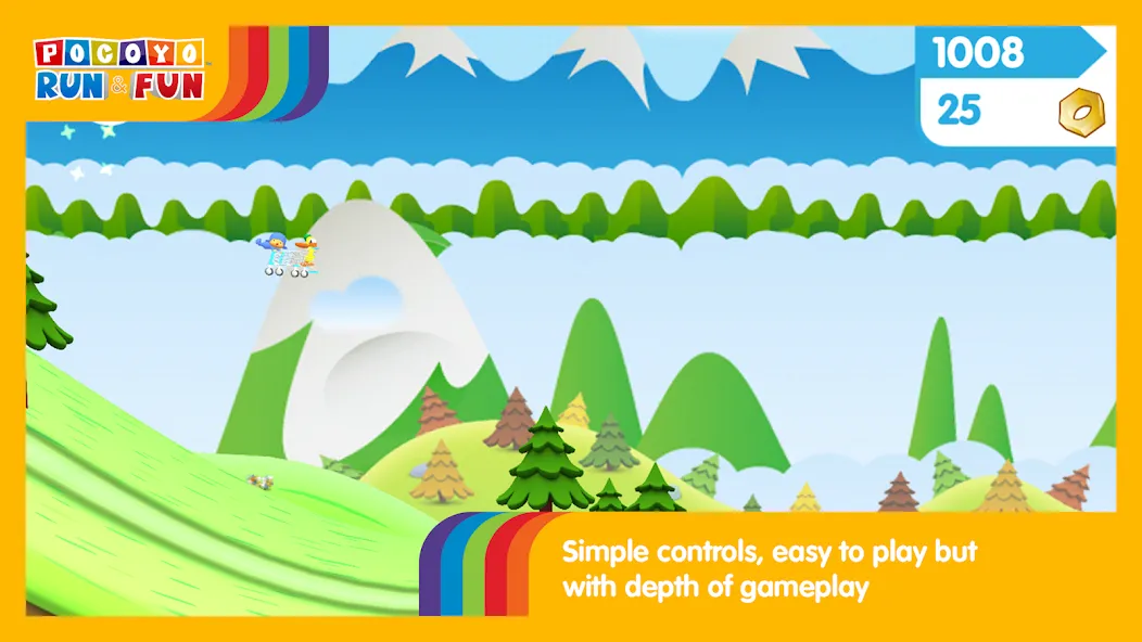 Pocoyo Run & Fun: Cartoon Jump [МОД Бесконечные деньги] Screenshot 3
