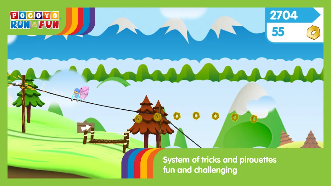 Pocoyo Run & Fun: Cartoon Jump [МОД Бесконечные деньги] Screenshot 4