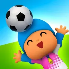 Взломанная Talking Pocoyo Football  [МОД Menu]