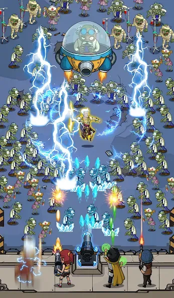 Zombie War Idle Defense Game (Зомби Война) [МОД Unlimited Money] Screenshot 2