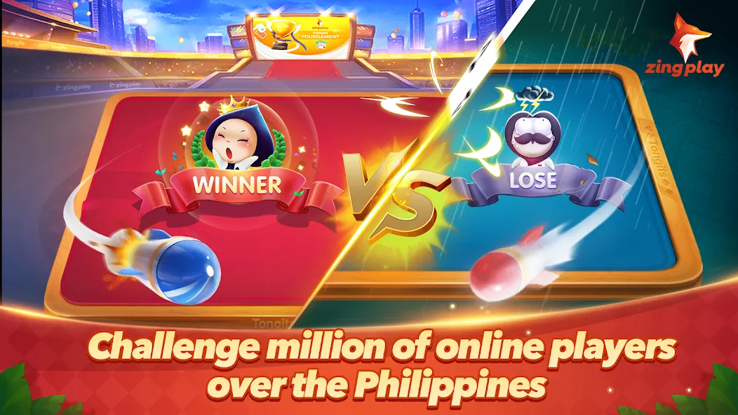 Tongits ZingPlay-Fun Challenge (Тонгитс ЗингПлэй) [МОД Много монет] Screenshot 2