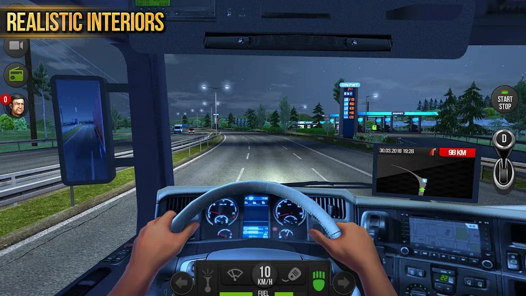 Truck Simulator : Europe [МОД Бесконечные монеты] Screenshot 4