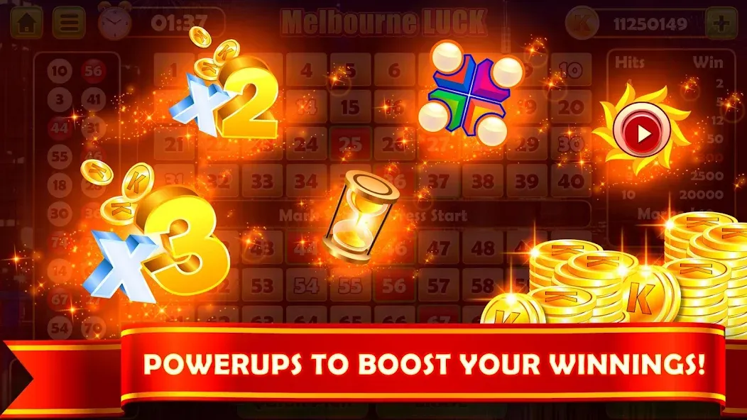 Keno Prime - Super 3X Payout (Кено Приме) [МОД Бесконечные деньги] Screenshot 5