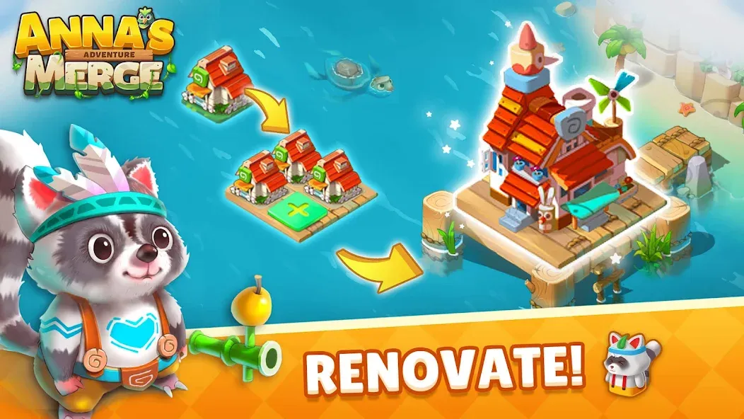 Anna's Merge Adventure [МОД Все открыто] Screenshot 1