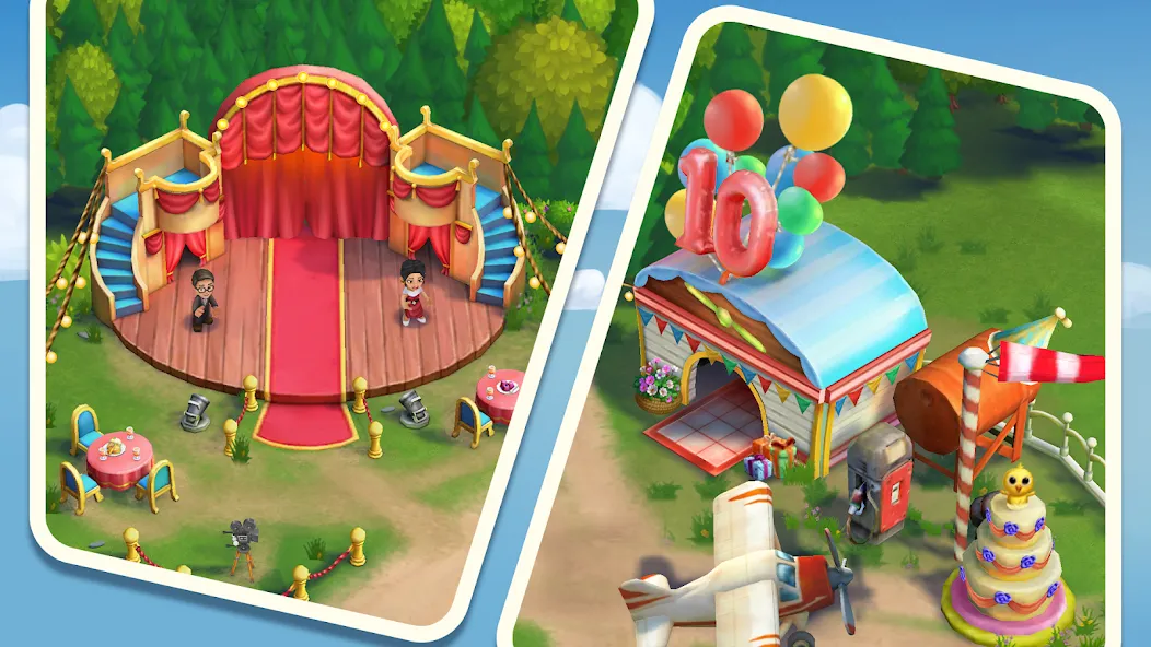 FarmVille 2: Country Escape (ФармВилл 2 С) [МОД Menu] Screenshot 2