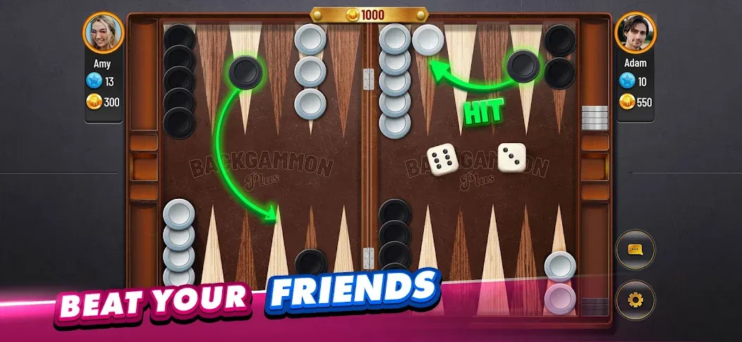 Backgammon Plus - Board Game (Бэкгаммон Плюс) [МОД Все открыто] Screenshot 3