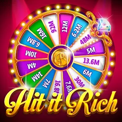Скачать взломанную Hit it Rich! Casino Slots Game  [МОД Бесконечные деньги]