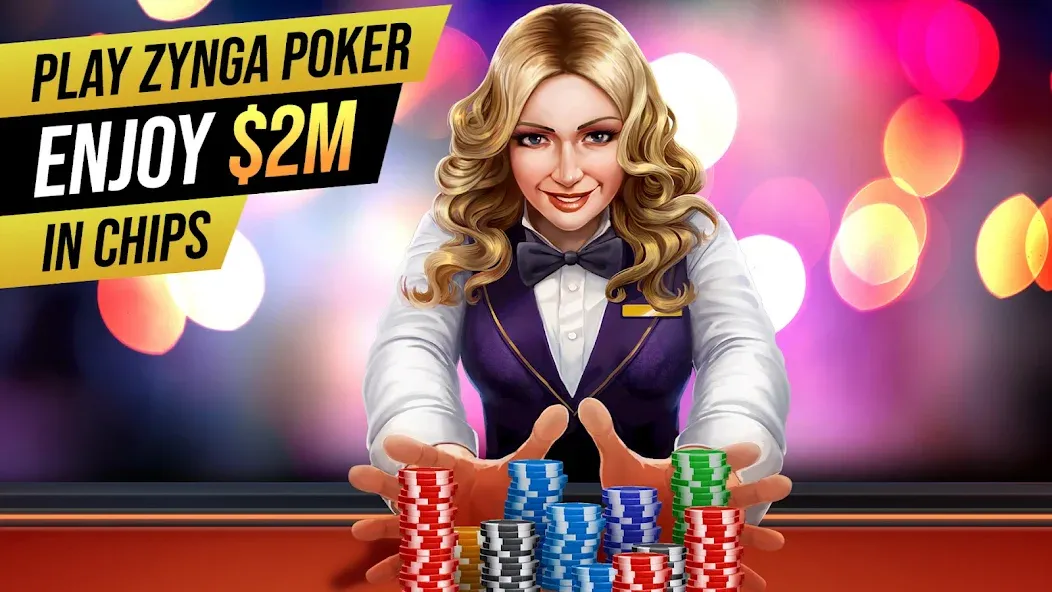 Zynga Poker ™ – Texas Holdem (Зинга Покер) [МОД Все открыто] Screenshot 2