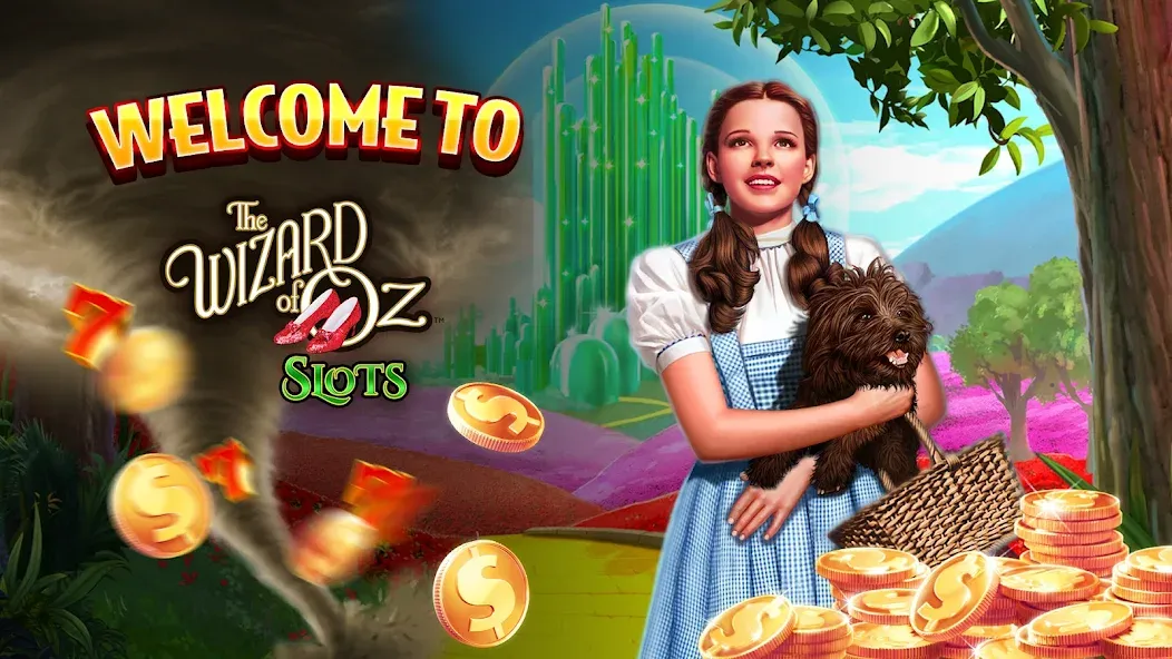 Wizard of Oz Slots Games (Волшебник из страны Оз игровой автомат) [МОД Бесконечные деньги] Screenshot 1