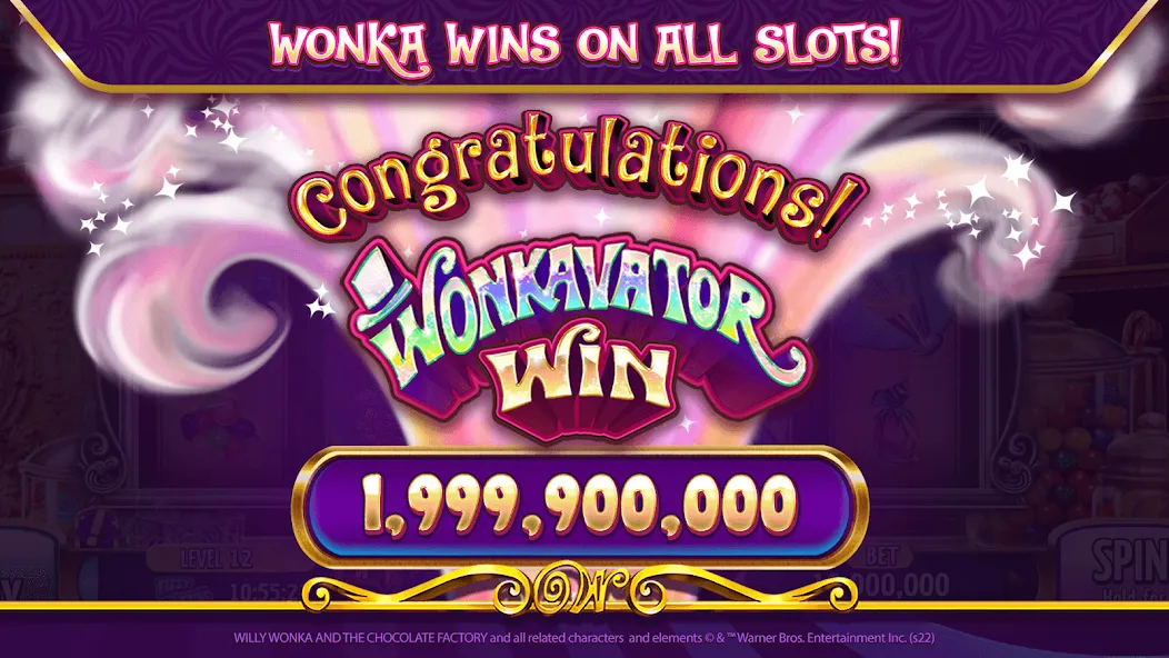 Willy Wonka Vegas Casino Slots (Вилли Вонка Вегас Казино Слоты) [МОД Unlimited Money] Screenshot 1