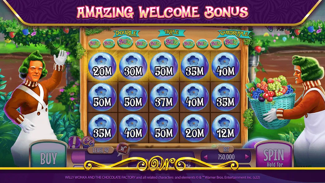 Willy Wonka Vegas Casino Slots (Вилли Вонка Вегас Казино Слоты) [МОД Unlimited Money] Screenshot 5