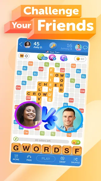 Words With Friends 2 Word Game (Вордс вит Френдс 2 Классик) [МОД Много монет] Screenshot 2