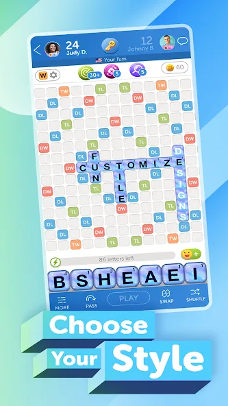 Words With Friends 2 Word Game (Вордс вит Френдс 2 Классик) [МОД Много монет] Screenshot 5