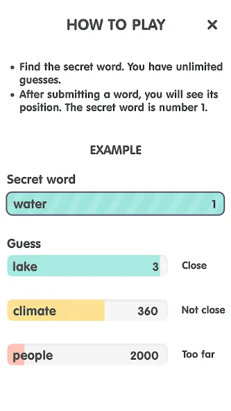 Contexto: Popular Words Game (Контекст) [МОД Меню] Screenshot 5