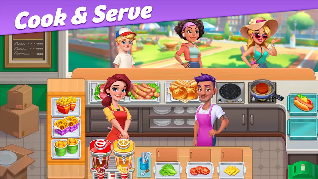 Restaurant Rescue - Food Games (Ресторанный спасатель) [МОД Бесконечные деньги] Screenshot 1