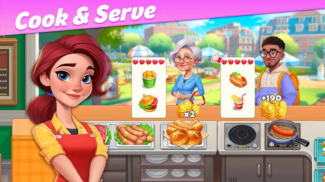 Restaurant Rescue - Food Games (Ресторанный спасатель) [МОД Бесконечные деньги] Screenshot 4
