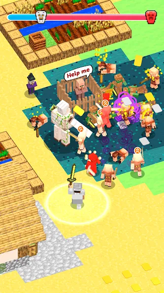 Craft Commander – Mine & Build (Крафт Коммандер) [МОД Menu] Screenshot 4