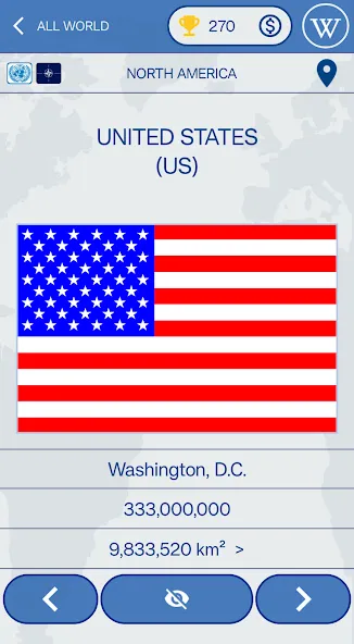 The Flags of the World Quiz [МОД Много монет] Screenshot 1