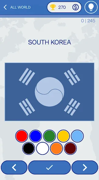 The Flags of the World Quiz [МОД Много монет] Screenshot 2