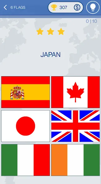 The Flags of the World Quiz [МОД Много монет] Screenshot 5