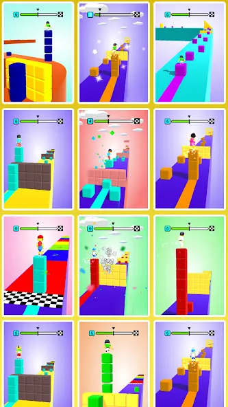 Block Surfer (Блок Серфер) [МОД Много монет] Screenshot 4