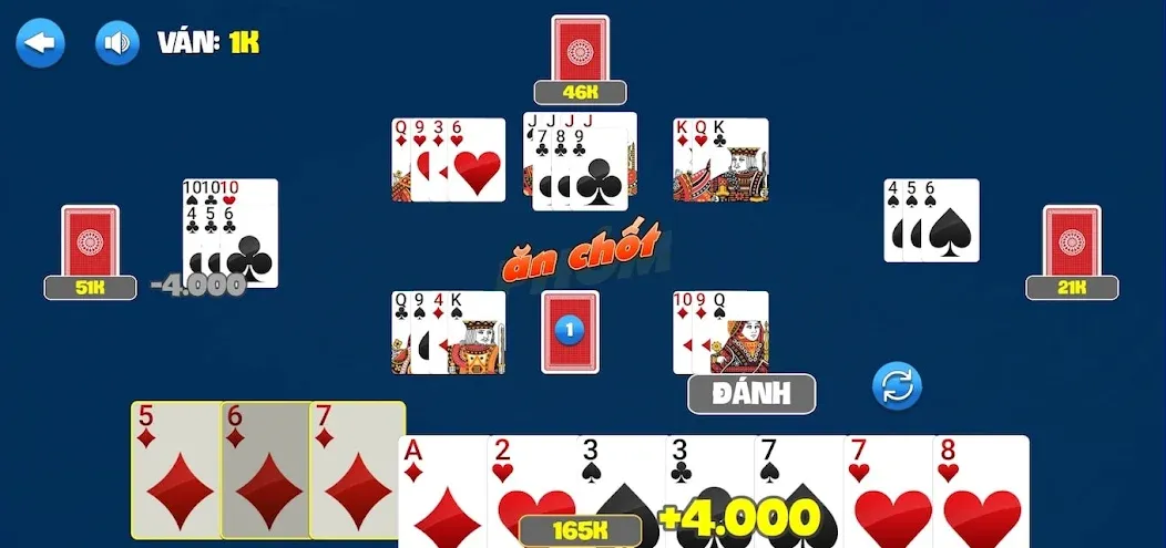 Phỏm [МОД Unlimited Money] Screenshot 1