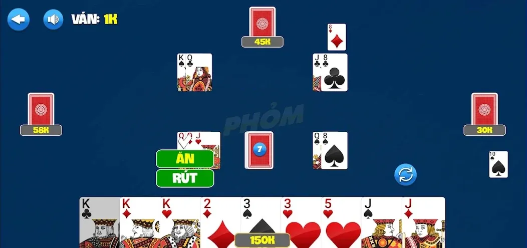 Phỏm [МОД Unlimited Money] Screenshot 2