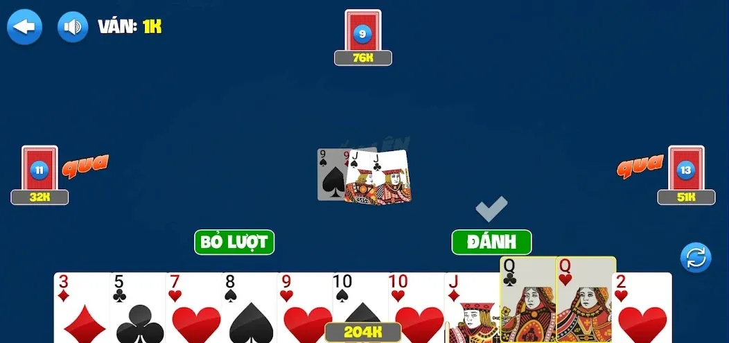 Tiến Lên Nhất Ăn Tất [МОД Unlimited Money] Screenshot 1