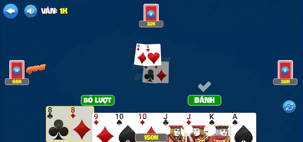 Tiến Lên Nhất Ăn Tất [МОД Unlimited Money] Screenshot 2