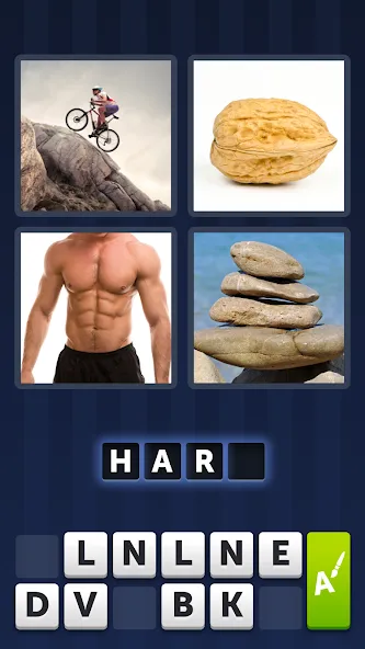4 Pics 1 Word (Картинки 1 Слово) [МОД Бесконечные деньги] Screenshot 2