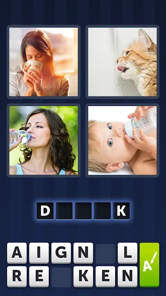 4 Pics 1 Word (Картинки 1 Слово) [МОД Бесконечные деньги] Screenshot 4