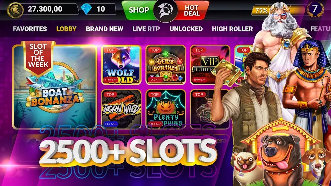 SpinArena Online Casino Slots (СпинАрена Онлайн Казино Слоты) [МОД Много денег] Screenshot 1