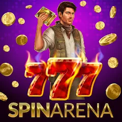 Взлом SpinArena Online Casino Slots (СпинАрена Онлайн Казино Слоты)  [МОД Много денег]