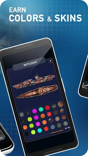 Fleet Battle - Sea Battle [МОД Unlimited Money] Screenshot 4