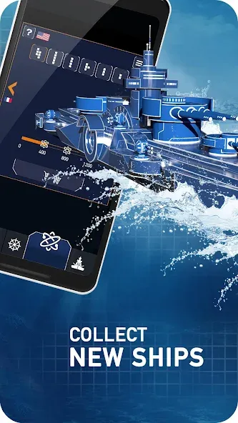 Fleet Battle - Sea Battle [МОД Unlimited Money] Screenshot 5