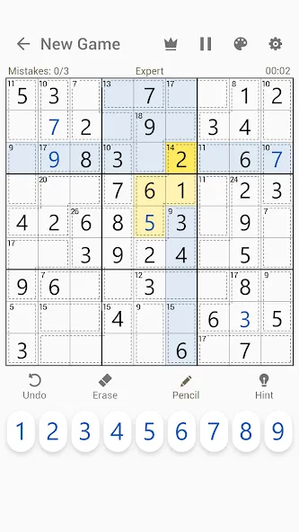 Killer Sudoku - Sudoku Puzzles [МОД Много монет] Screenshot 2