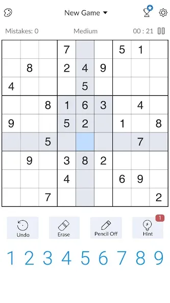 Sudoku - Classic Sudoku Puzzle [МОД Много монет] Screenshot 3