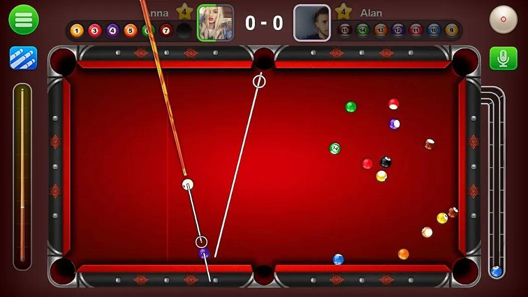 8 Ball Live - Billiards Games (Бол Лайв) [МОД Mega Pack] Screenshot 1