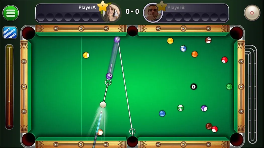 8 Ball Live - Billiards Games (Бол Лайв) [МОД Mega Pack] Screenshot 2