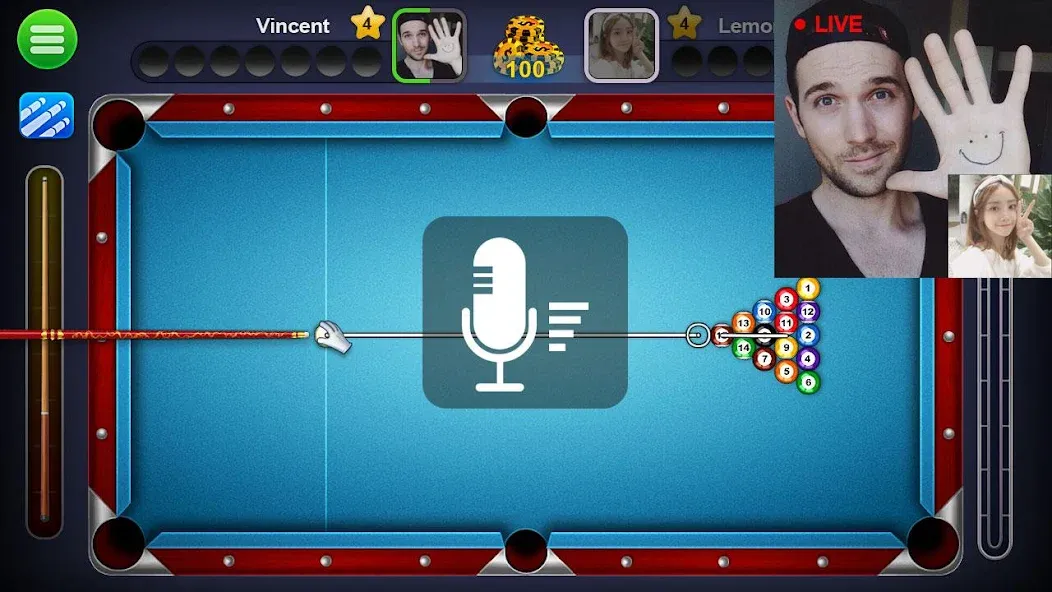 8 Ball Live - Billiards Games (Бол Лайв) [МОД Mega Pack] Screenshot 5