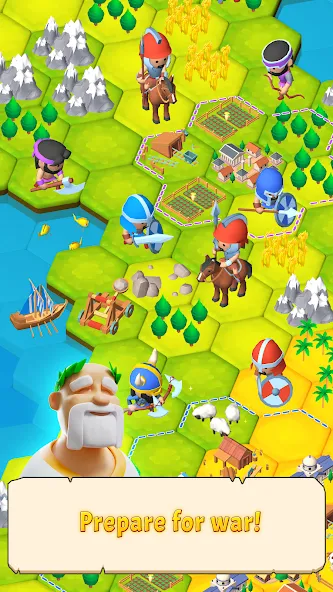 Civilization Hex: Tribes Rise (Цивилизация Гекс) [МОД Много денег] Screenshot 2