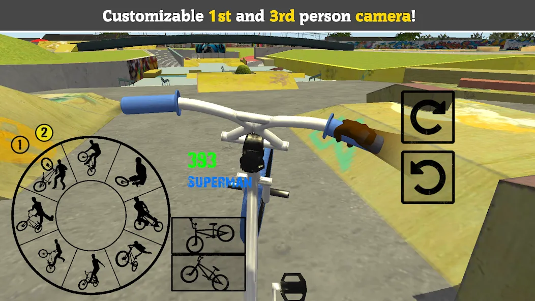 BMX FE3D 2 (БМХ ФЭ3Д 2) [МОД Unlocked] Screenshot 2