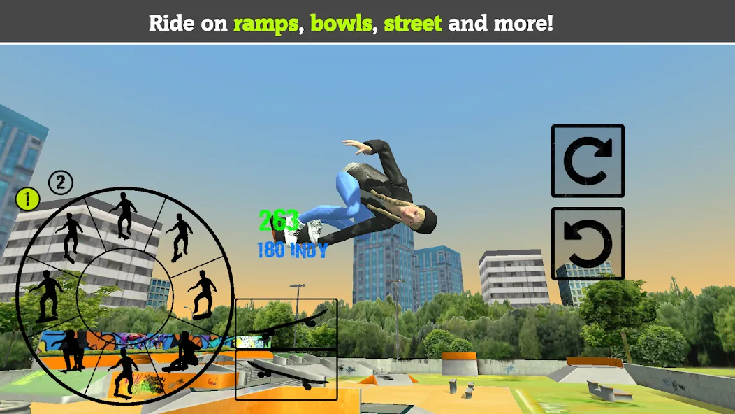 Skateboard FE3D 2 (Скейтборд 3D 2) [МОД Все открыто] Screenshot 5