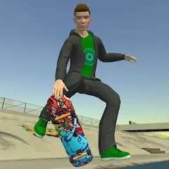 Взлом Skateboard FE3D 2 (Скейтборд 3D 2)  [МОД Все открыто]