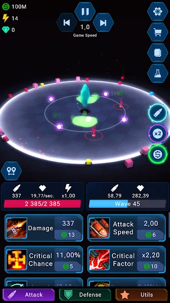 Epic Rush - Idle Tower Defense (Эпик Раш) [МОД Меню] Screenshot 1