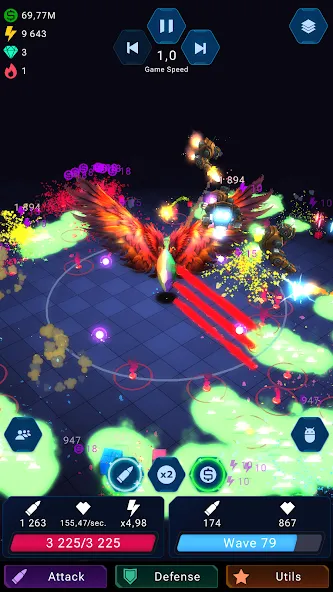 Epic Rush - Idle Tower Defense (Эпик Раш) [МОД Меню] Screenshot 3