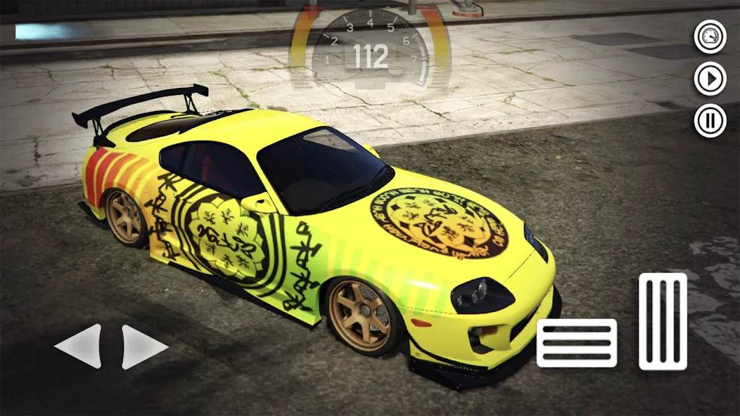 Tokyo Supra Drift Simulator [МОД Бесконечные монеты] Screenshot 5