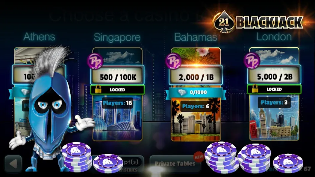 BlackJack 21 - Online Casino [МОД Menu] Screenshot 2